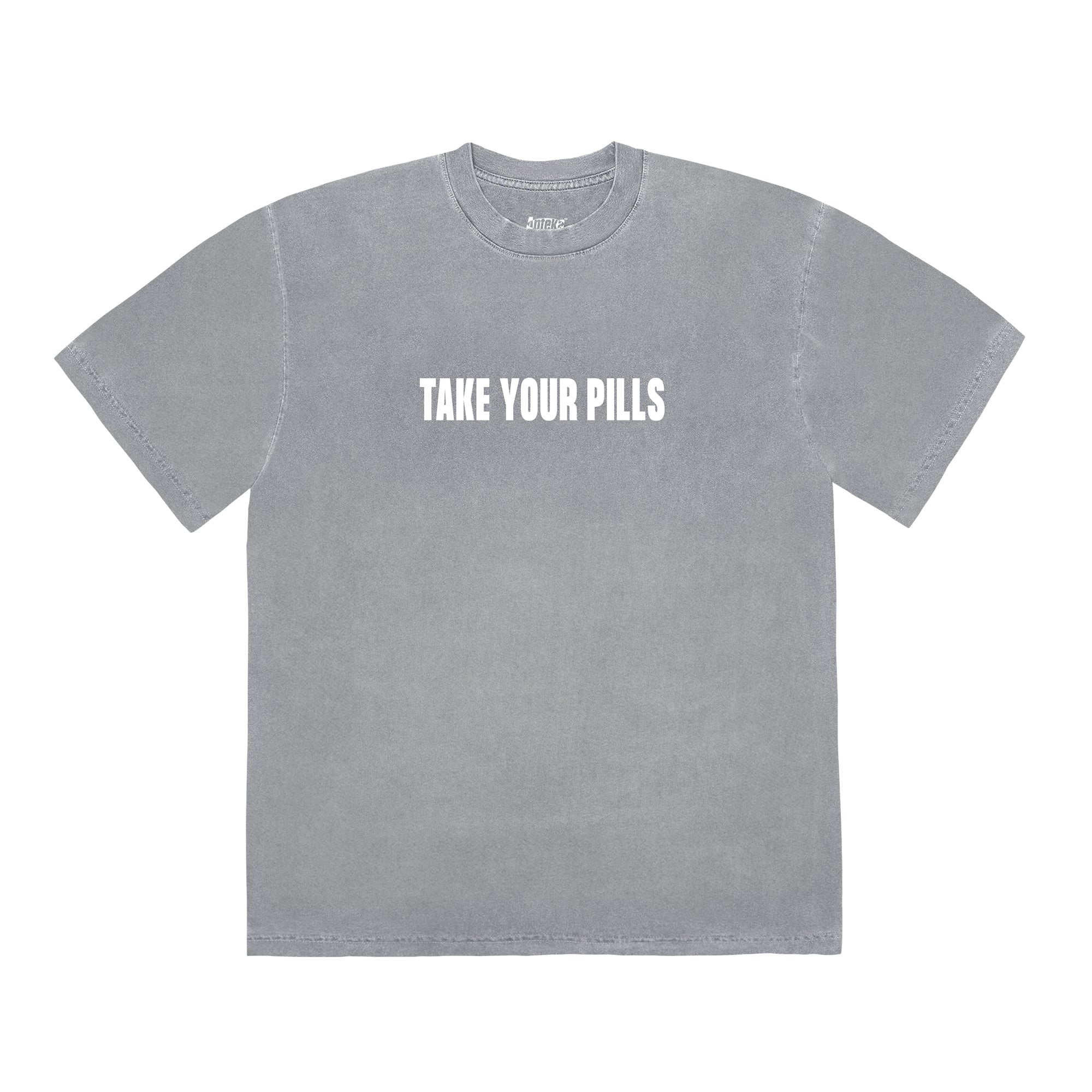 Take Your Pills T-Shirt Dark Silver